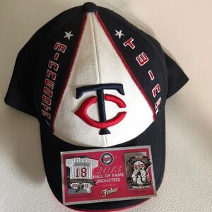 Minnesota Twins Blue and White Cap. 2013 Commemorative Pin Set.
